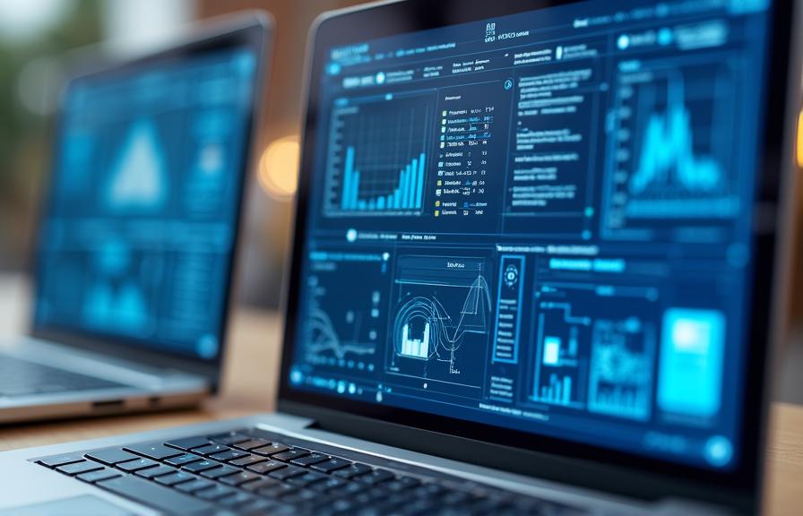SaaS platform dashboard and branding design